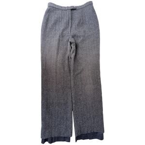 Pendleton Wool Pants Womens 30x30 Gray Herringbone Vintage USA Made